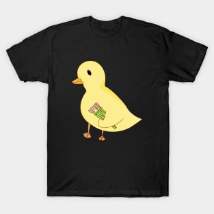 Cute duck carrying flower T-Shirt